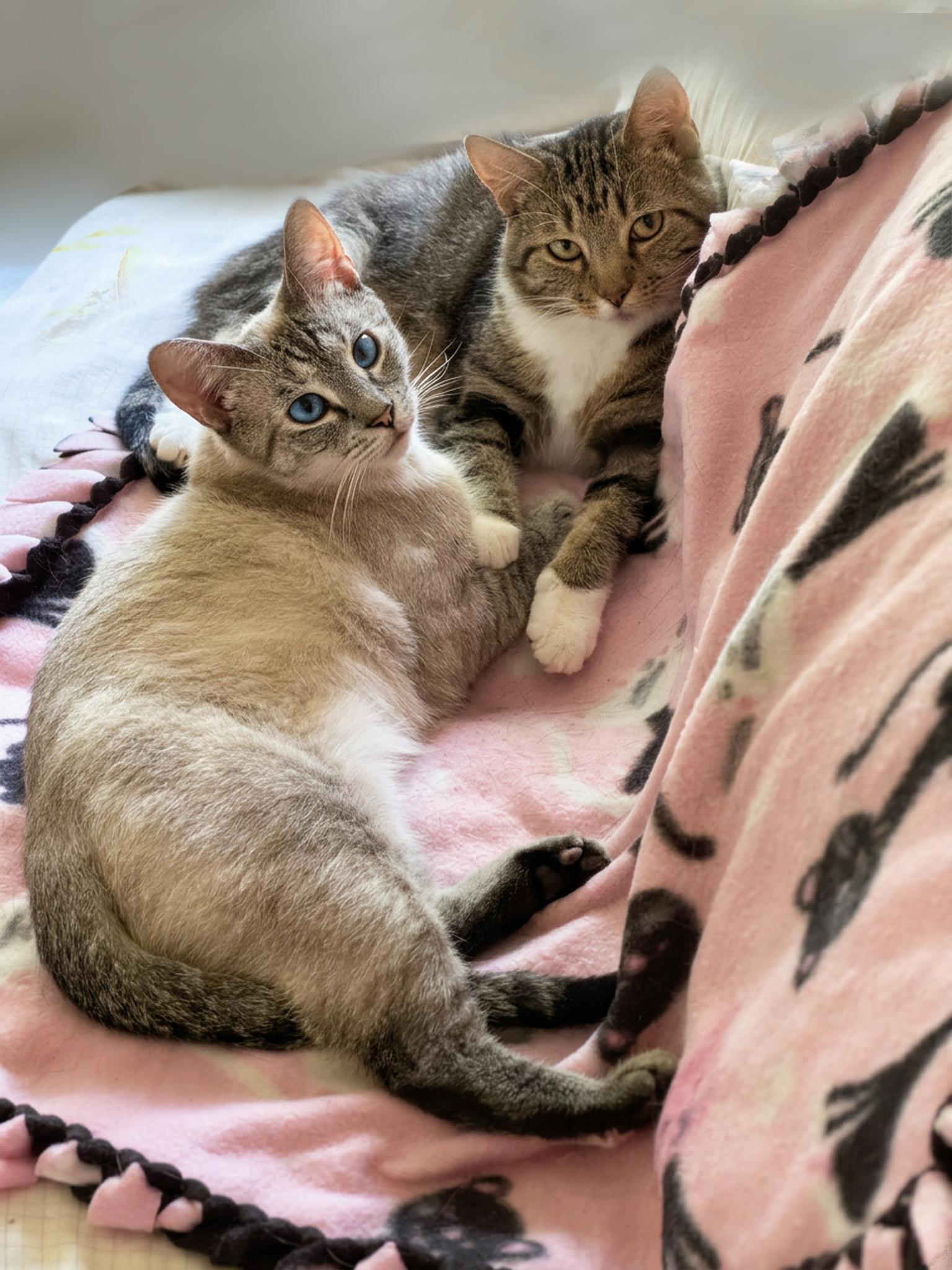 Enlarge Katia & Snow, a ADOPTABLE Siamese in Fairfield, IA image 4/5