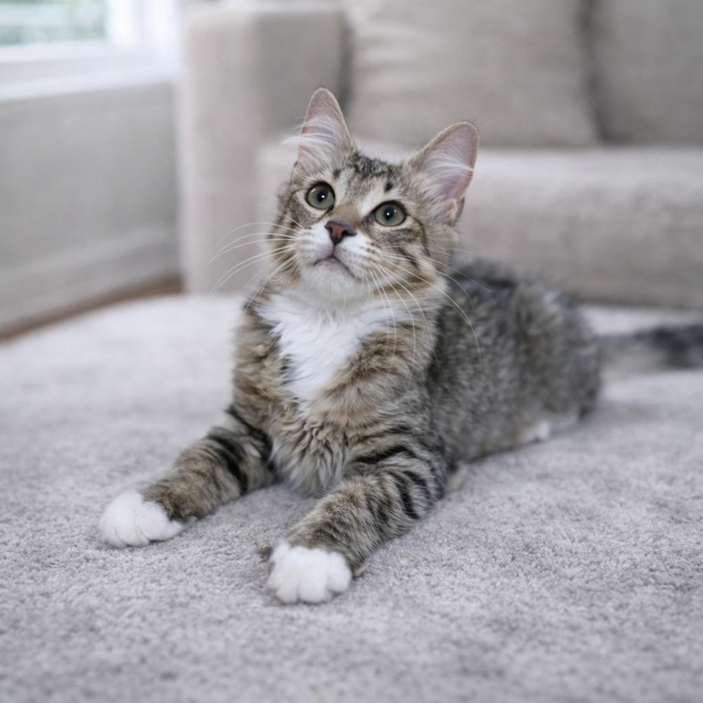 Enlarge Cosmo & Coal, an adopted Domestic Medium Hair in Hopkinton, MA image 1/1