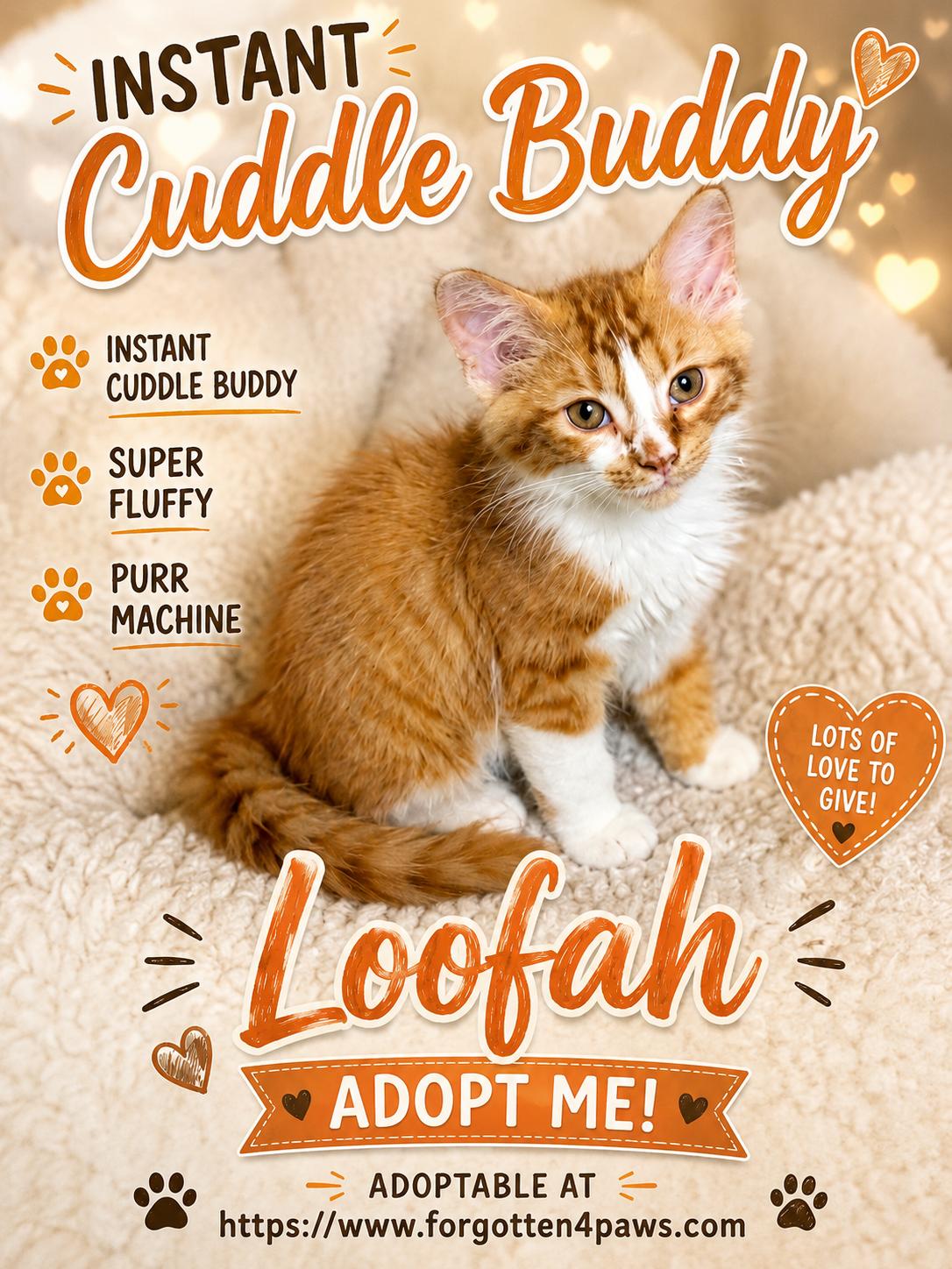 Loofah, a ADOPTABLE Domestic Long Hair in Pickerington, OH image 4/4