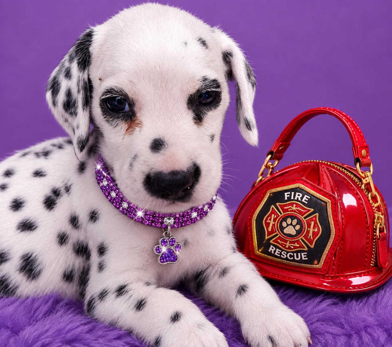 Pippa, Adopted, Puppy Female Dalmatian.