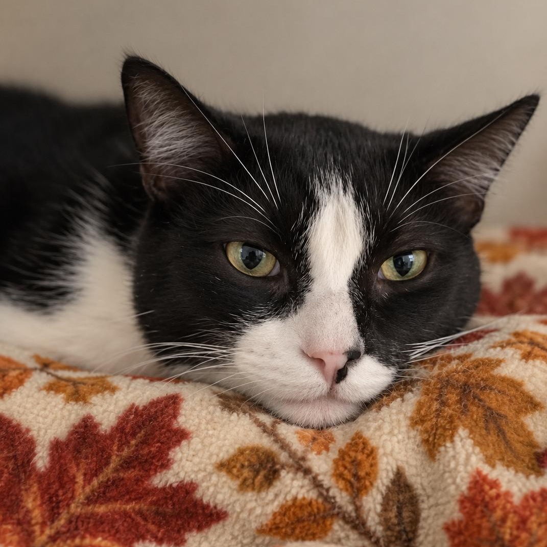 Mr. Winston Purrcy, Adoptable, Senior Male Domestic Short Hair.
