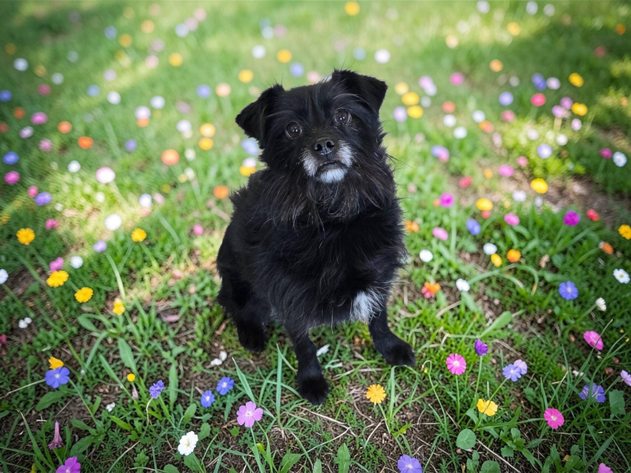 Skittles , ADOPTABLE, Adult Female Shih Tzu & Poodle.