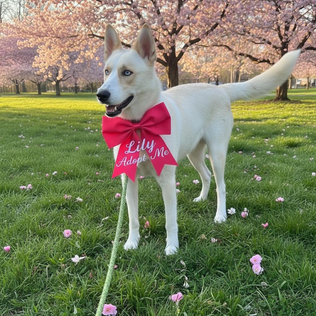 Lily, ADOPTABLE, Adult Female Husky & Labrador Retriever.