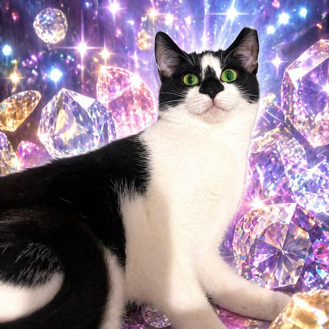 Diamond , Adoptable, Young Female Domestic Short Hair.