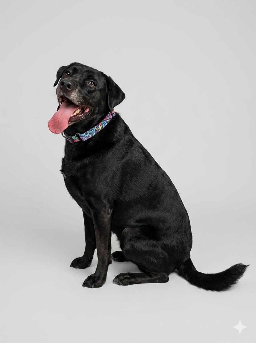 Misty, ADOPTABLE, Adult Female Black Labrador Retriever.