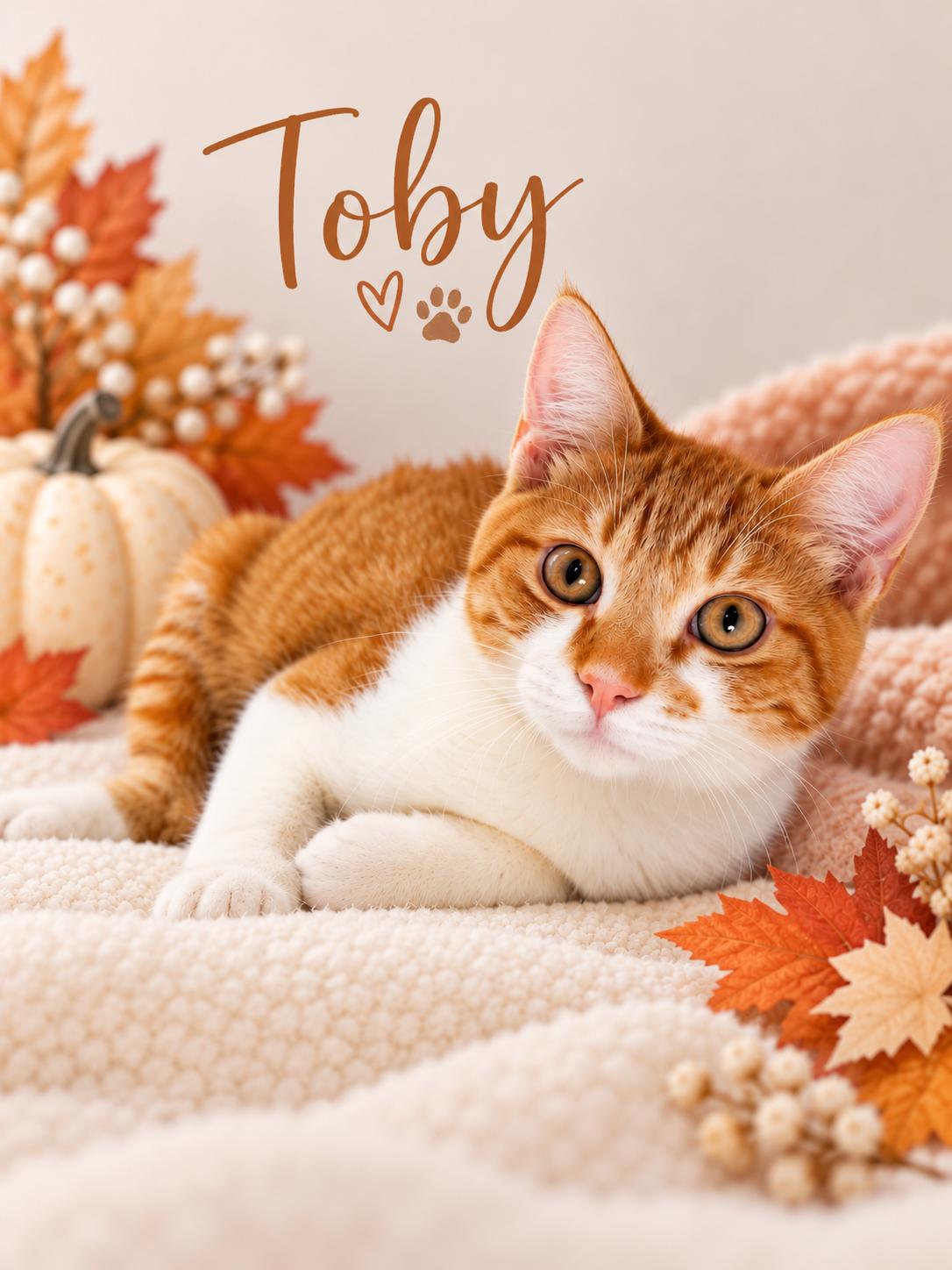 Toby, Adoptable, Kitten Male Tabby.