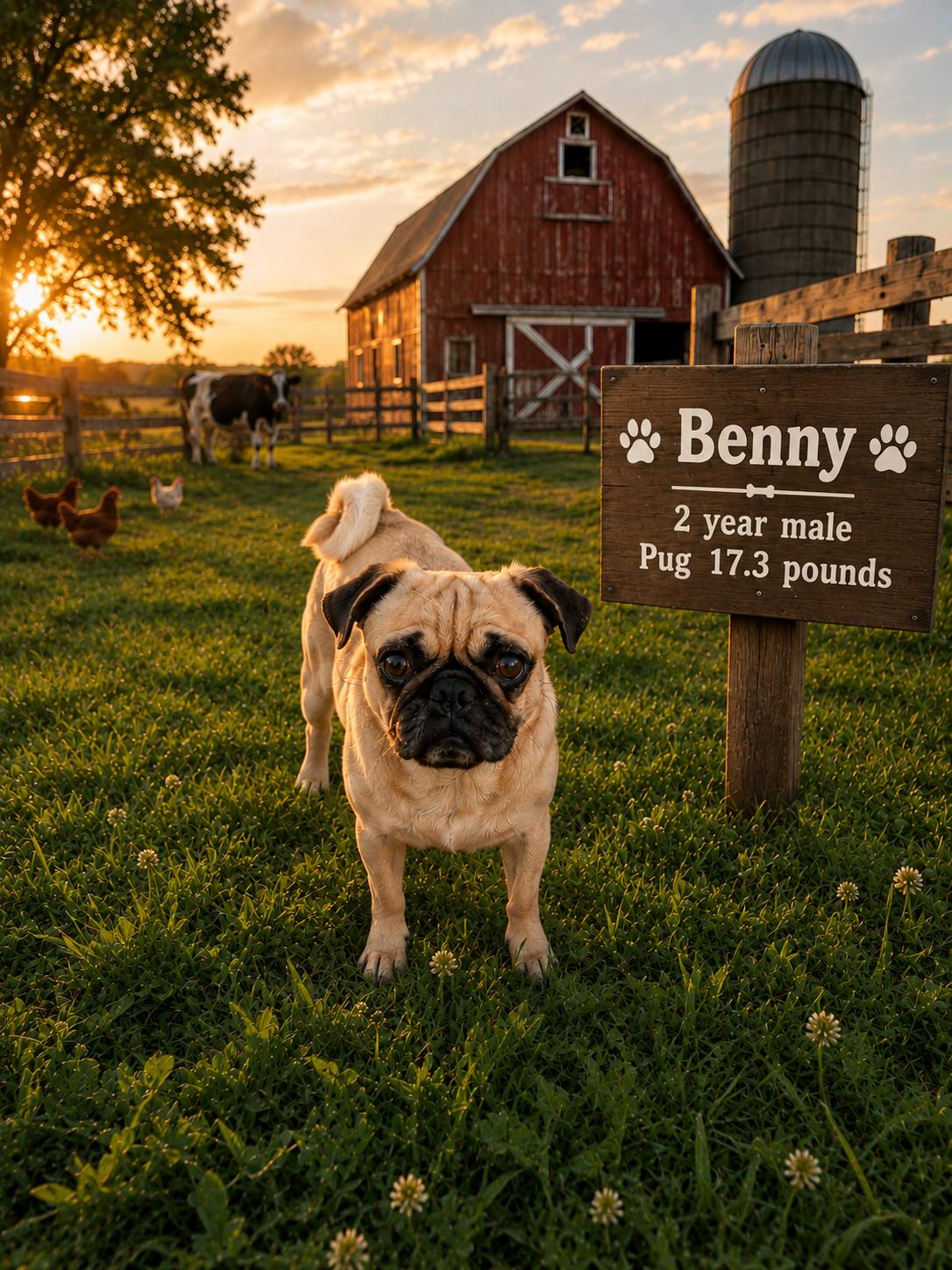 Enlarge BENNY – 2 YEAR MALE PUG@ PETCO, 5011 E. RAY ROAD, PHX 85044 ON SATURDAY, MAY 16TH, 11–2PM, a Adoptable Pug in Mesa, AZ image 1/2