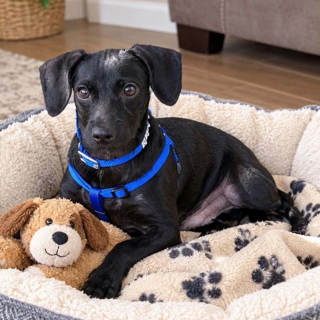 Timon D12640, Adoptable, Puppy Male Dachshund & Schnauzer.