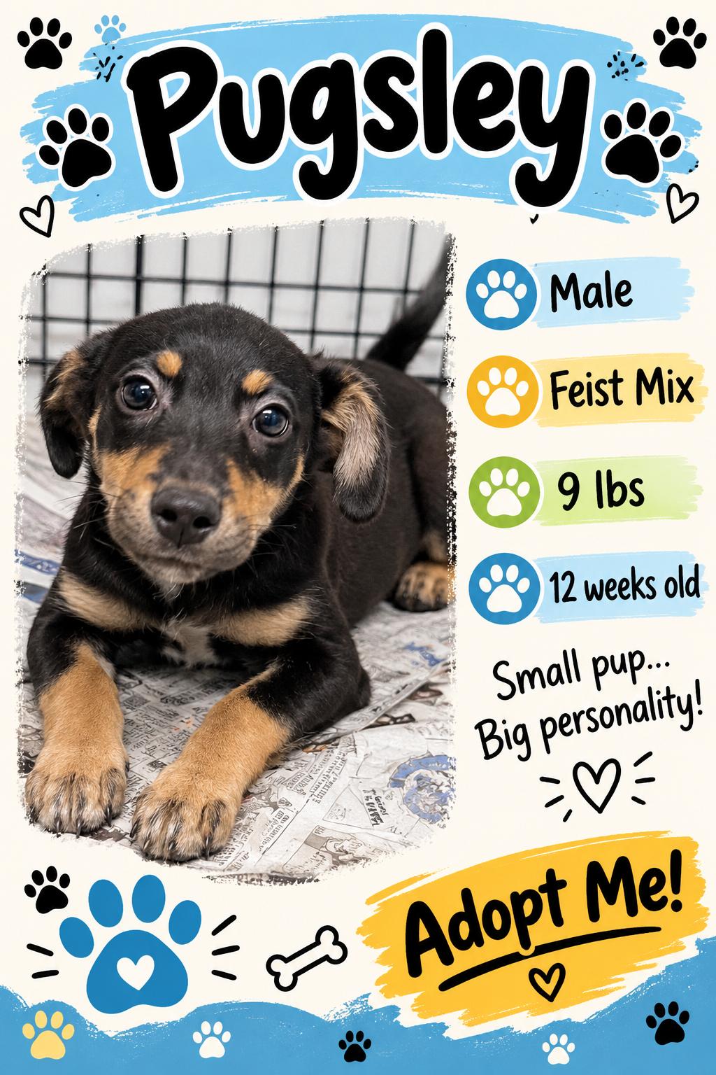 Enlarge Pugsley, a Adopted Mixed Breed in Rock Hill, NY image 1/1