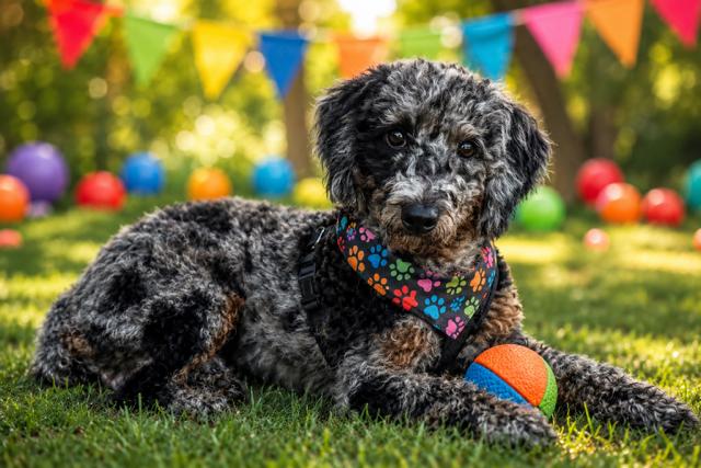 I am a good Boy, adopted, Young Male Poodle.