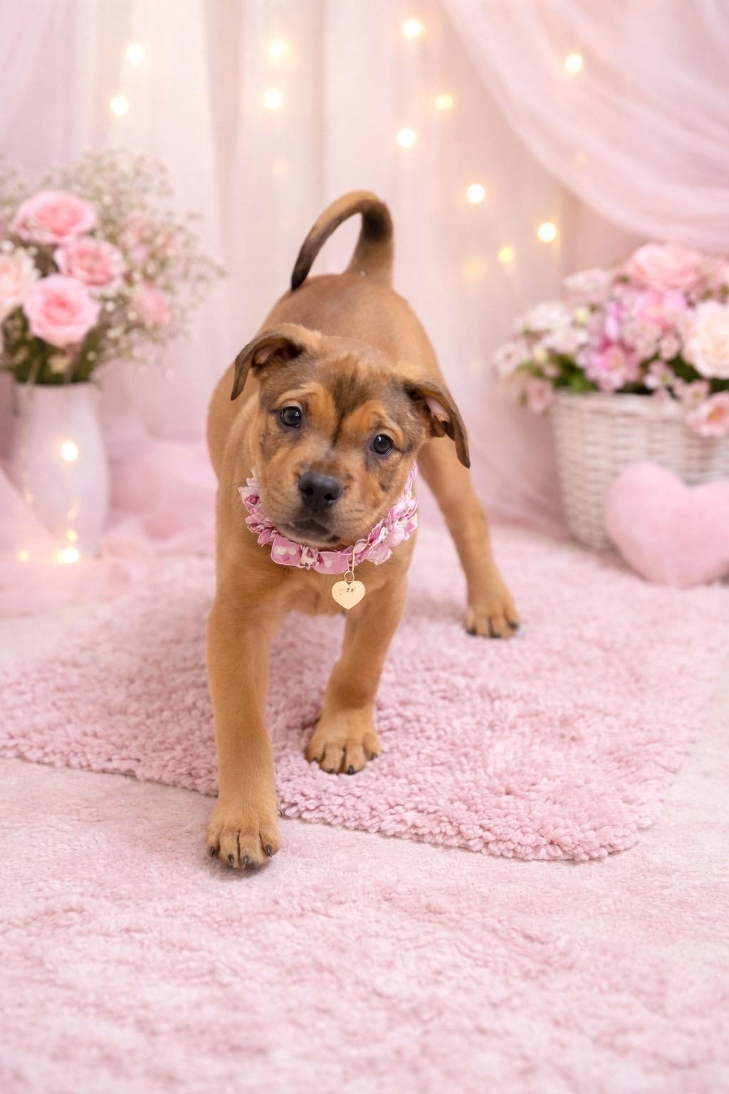 Trixie, Adoptable, Puppy Female Pit Bull Terrier & Bulldog.