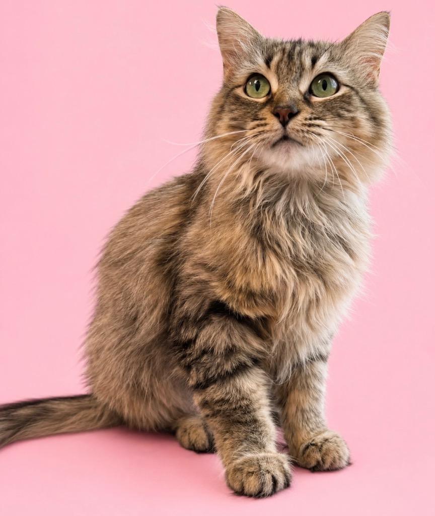 Princess Doughnut, Adoptable, Adult Female Domestic Long Hair.
