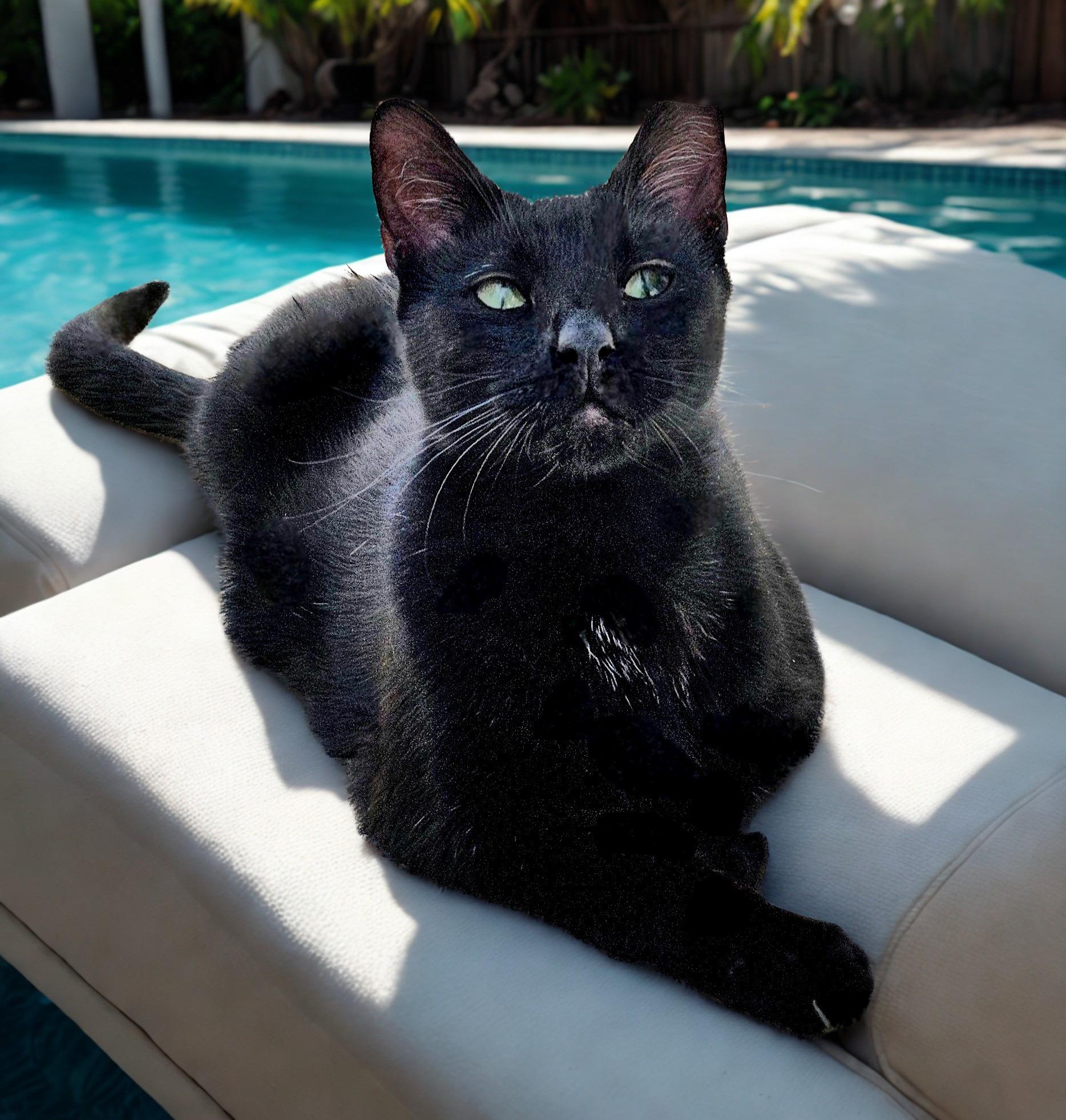 Enlarge Onyx, a Adoptable American Shorthair in Jacksonville, FL image 5/5