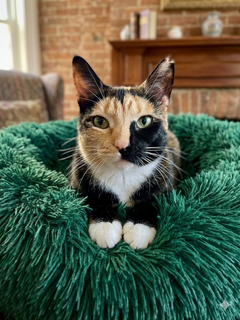 Deli, Adopted, Adult Female Domestic Short Hair.