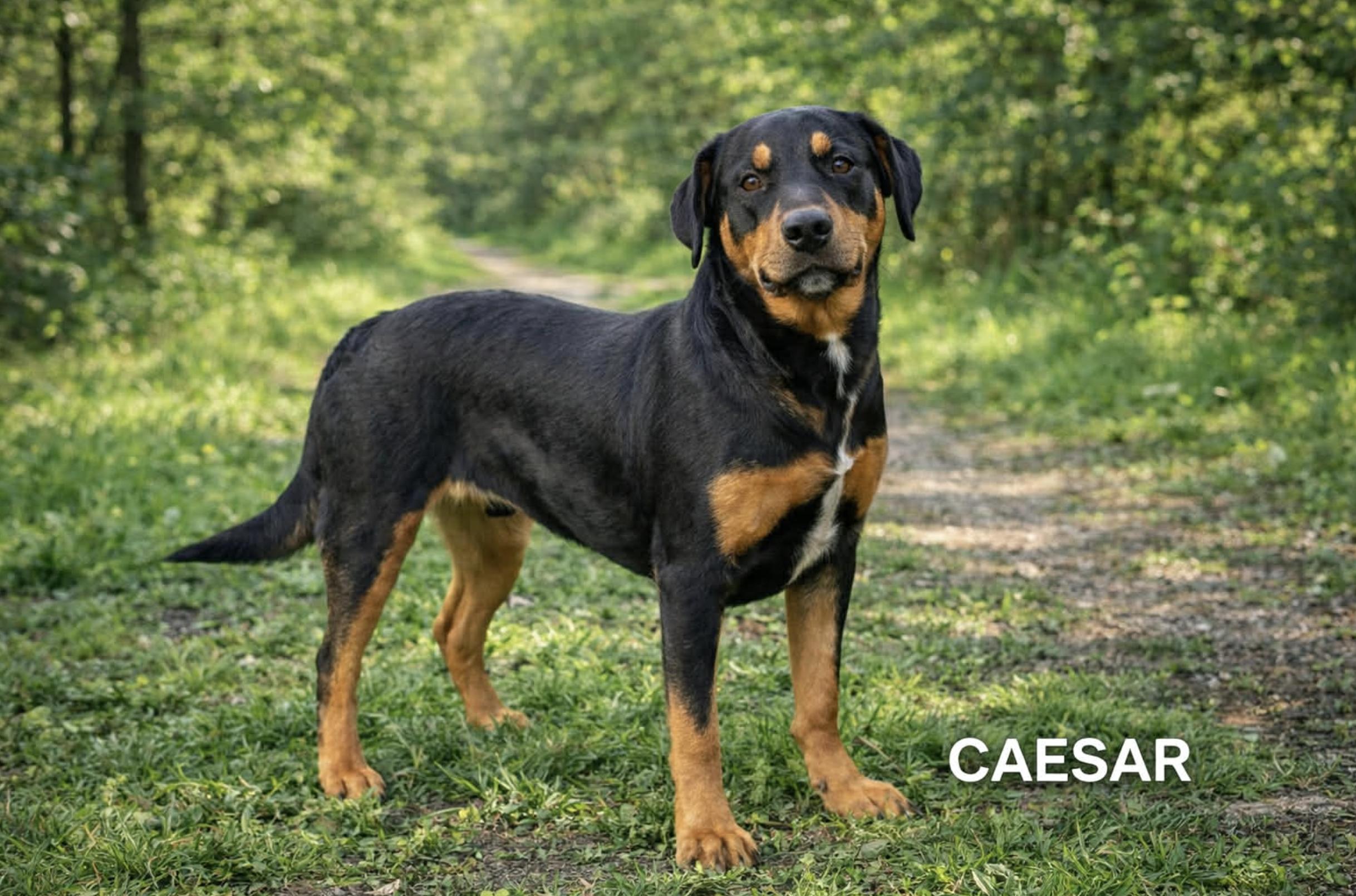 Enlarge Caesar, an adopted mixed breed in St Joseph, MI image 2/6