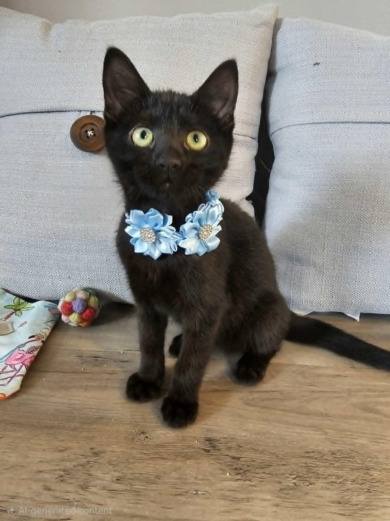 Skellie, ADOPTABLE, Kitten Female Domestic Short Hair.