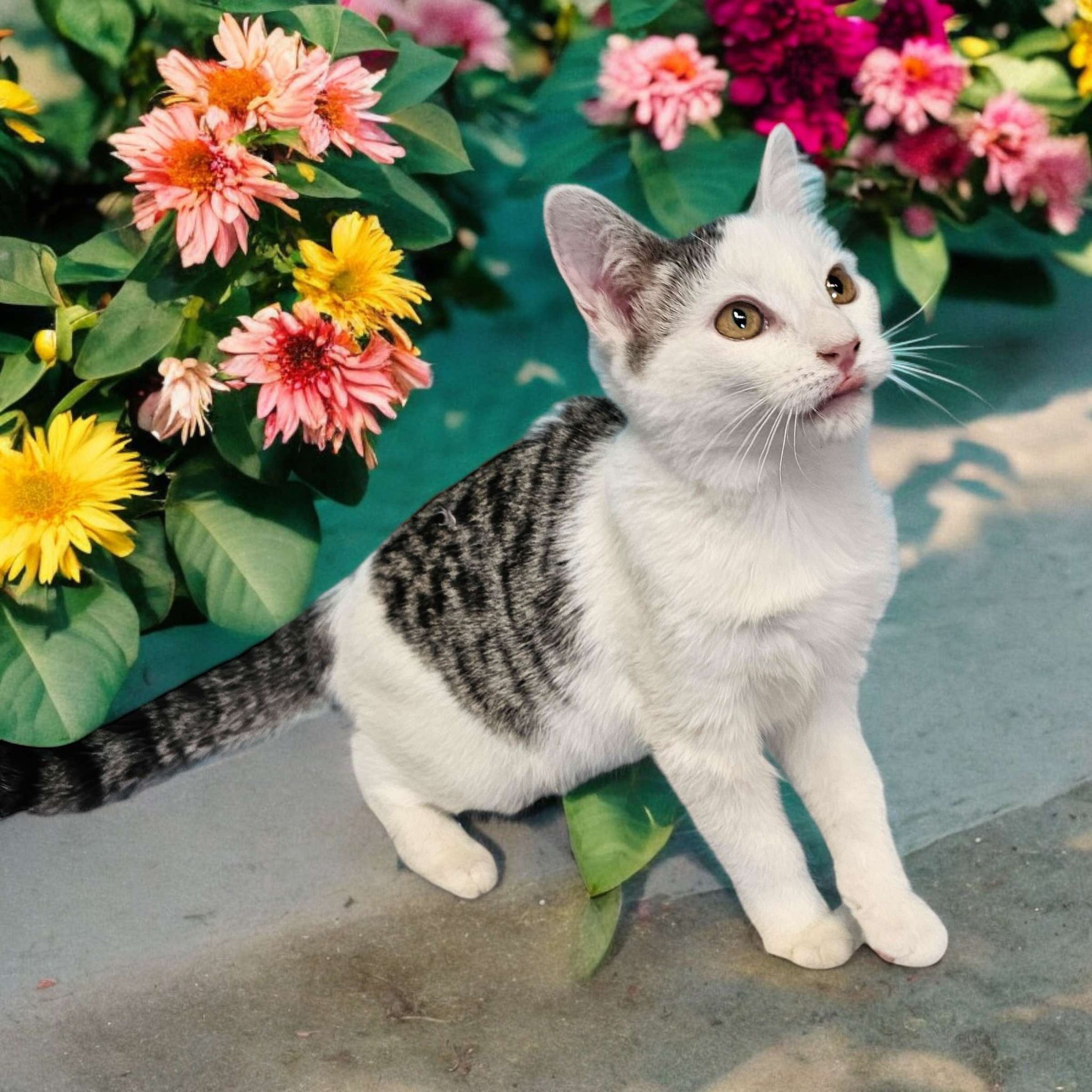 Cat for adoption Tessa (Courtesy Post), a Domestic Short Hair in