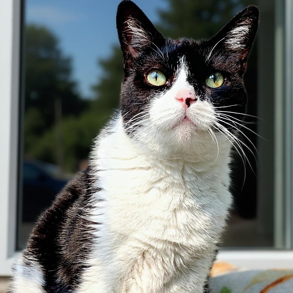 Oreo, Adoptable, Senior Male Domestic Short Hair.
