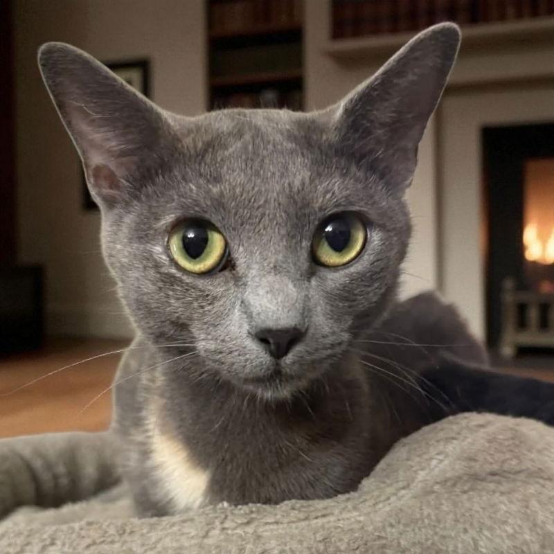 Midnight ! Big Beautiful Ears!, Adoptable, Young Female Dilute Calico.