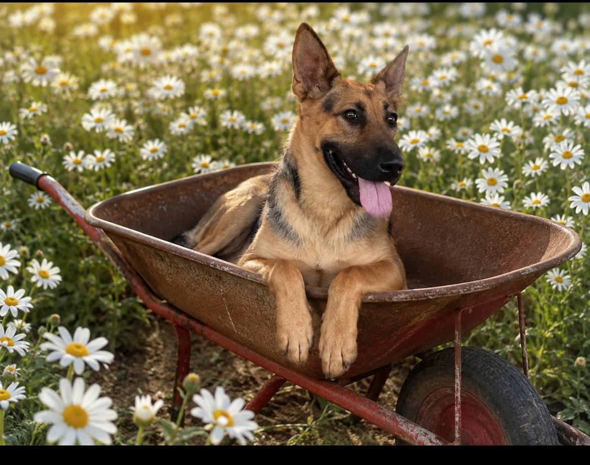 MONA, adopted, Young Female German Shepherd Dog.