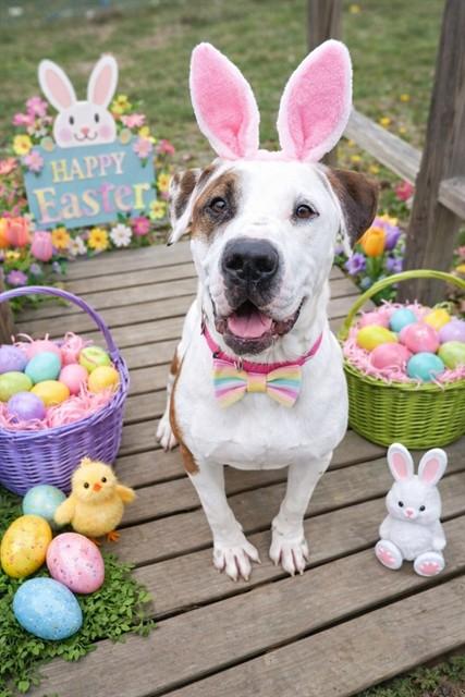 CONNOR, Adoptable, Young Male American Bulldog & Mixed Breed.