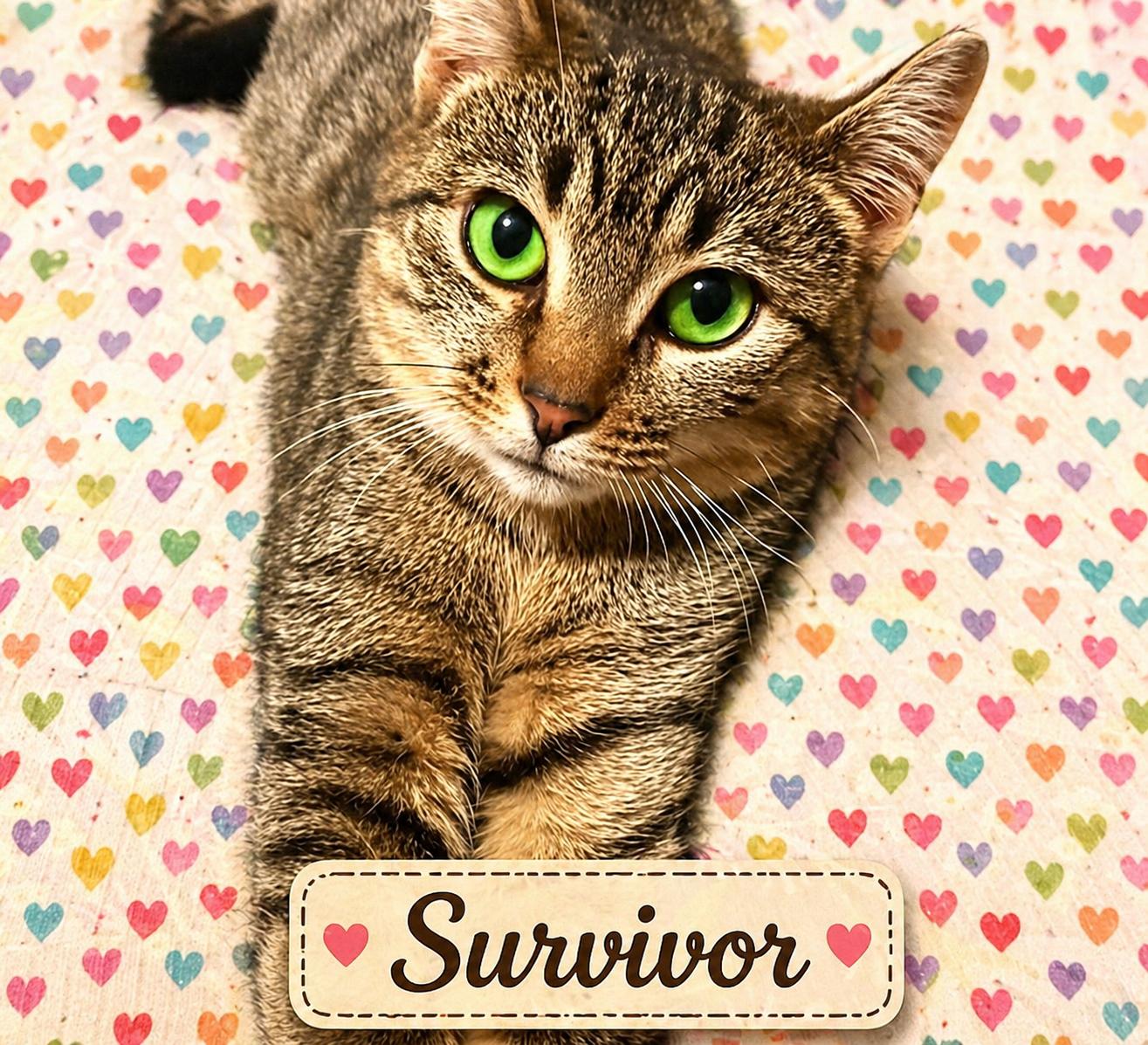 Enlarge Squeaky Bonded with Tiny, a Adoptable Domestic Short Hair in Charlotte, NC image 1/6