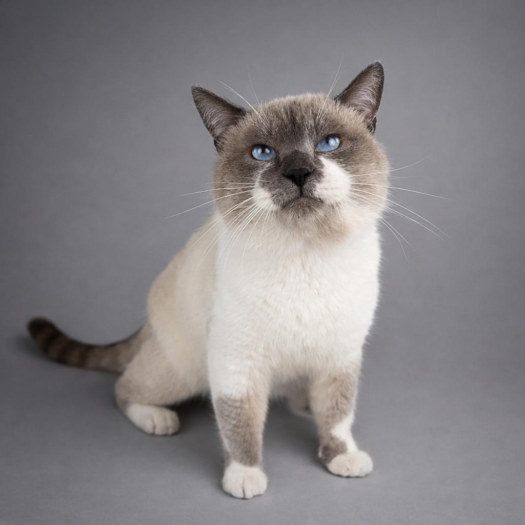 Snowball, Adoptable, Adult Male Siamese.