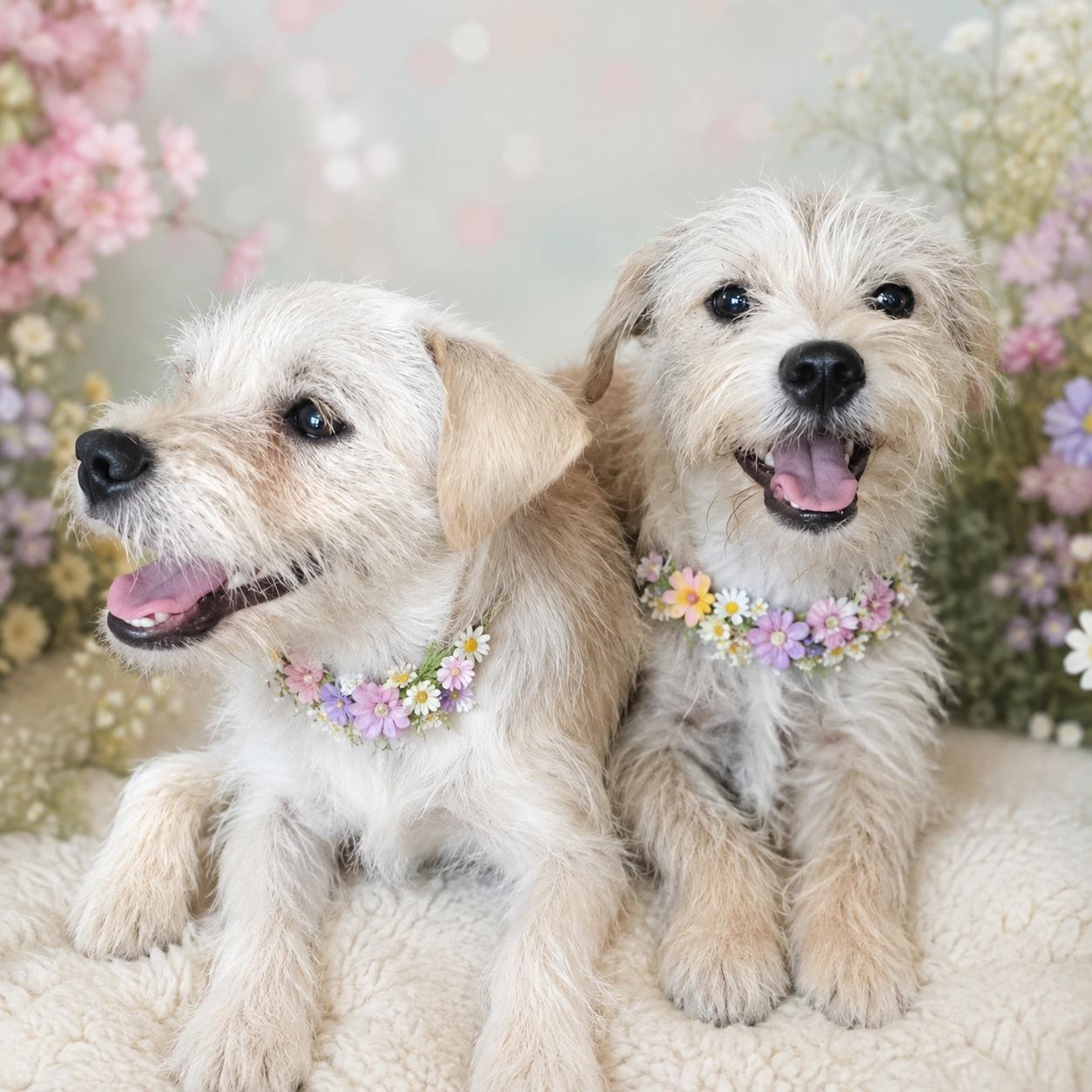 Bonded pair , adoptable, Adult Female Terrier.