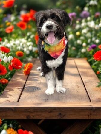 Millie, adopted, Adult Female Bearded Collie.