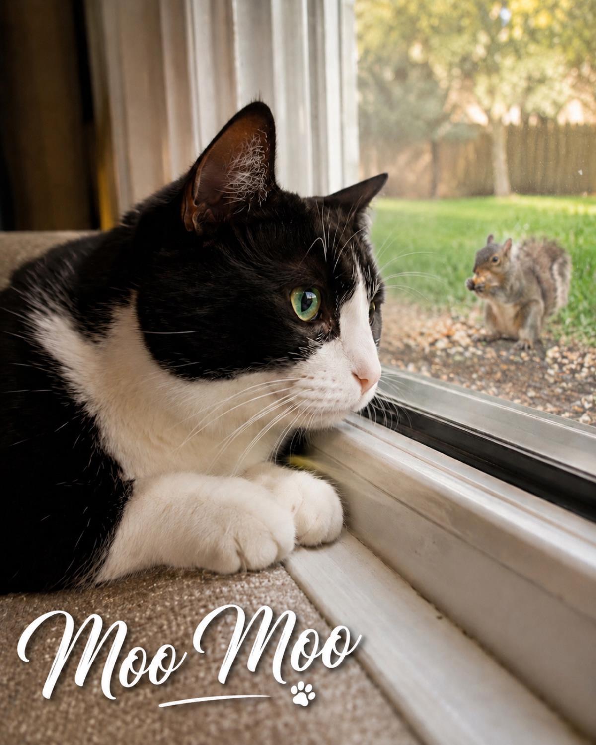 Moo Moo, Adoptable, Young Male Domestic Short Hair & Tuxedo.