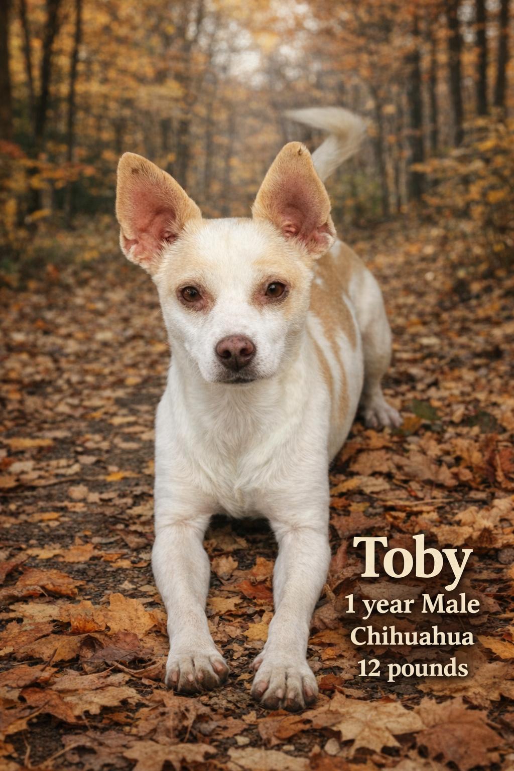 TOBY  – 1 YEAR MALE CHIHUAHUA @ PETCO, 5011 E. RAY ROAD, PHX 85044 ON SATURDAY, APRIL  4TH,  11–2PM, ADOPTABLE, Adult Male Chihuahua.