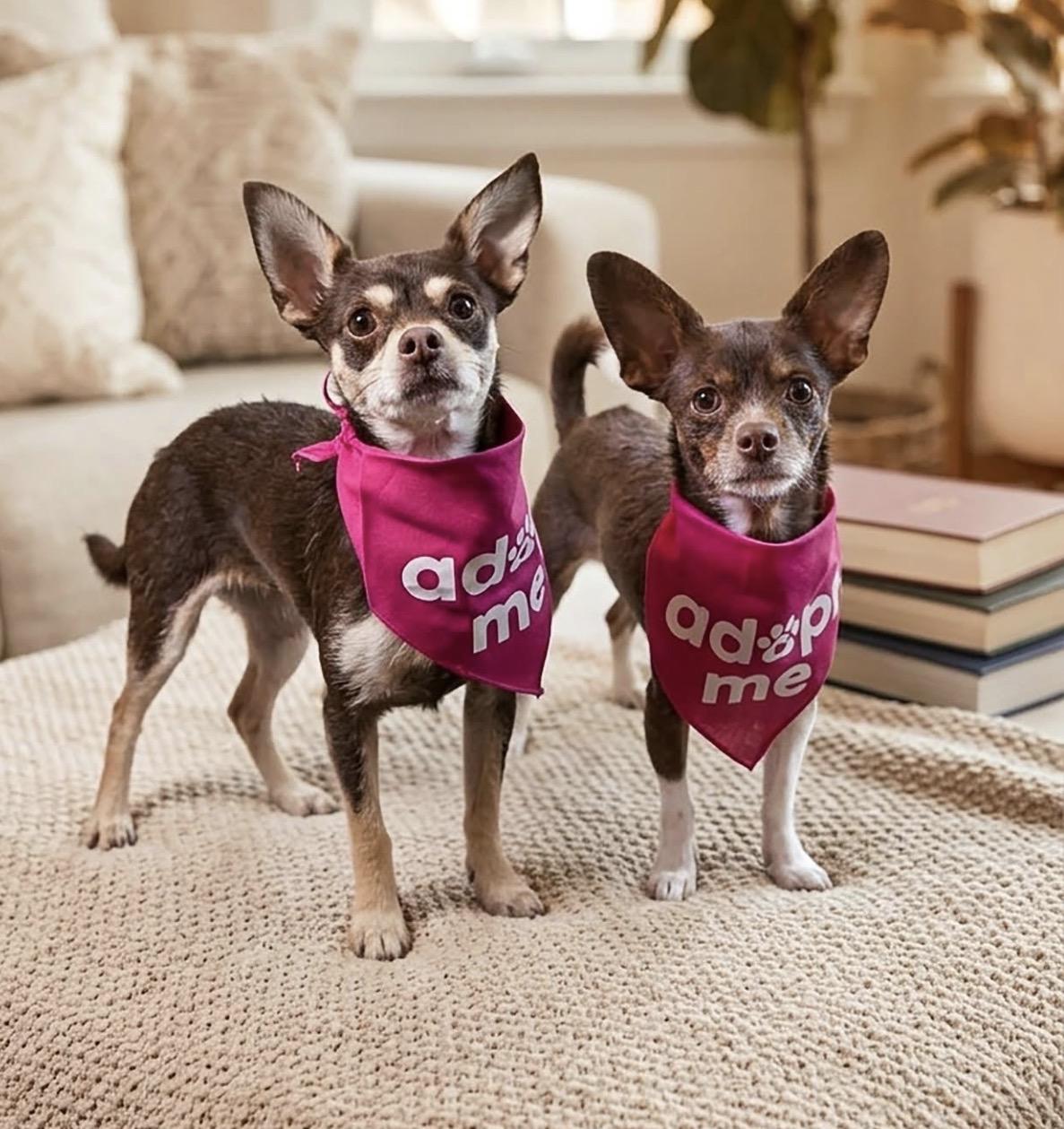 Enlarge Penny & Piper, a ADOPTABLE mixed breed in Irving, TX image 3/4