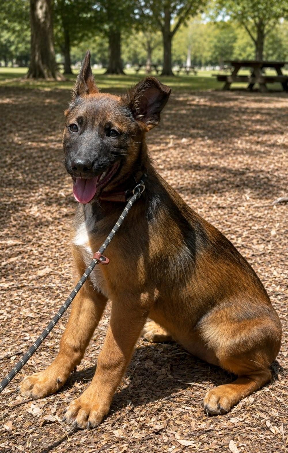 Wren, ADOPTABLE, Puppy Female Belgian Shepherd / Malinois.