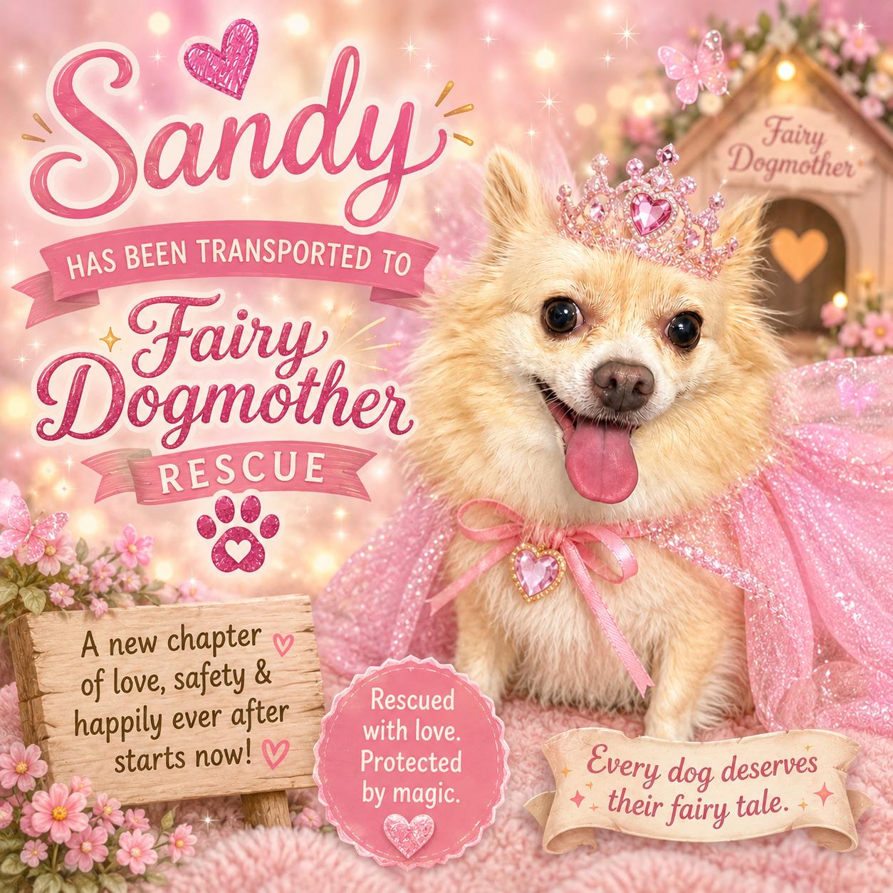 Sandy, ADOPTABLE, Adult Female Chihuahua & Pomeranian.