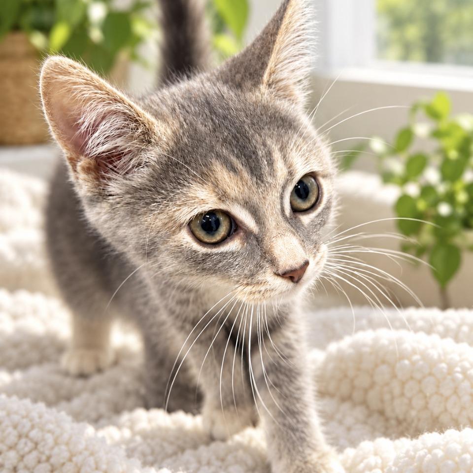 Laurilei 26-0723, Adoptable, Kitten Female Domestic Short Hair.