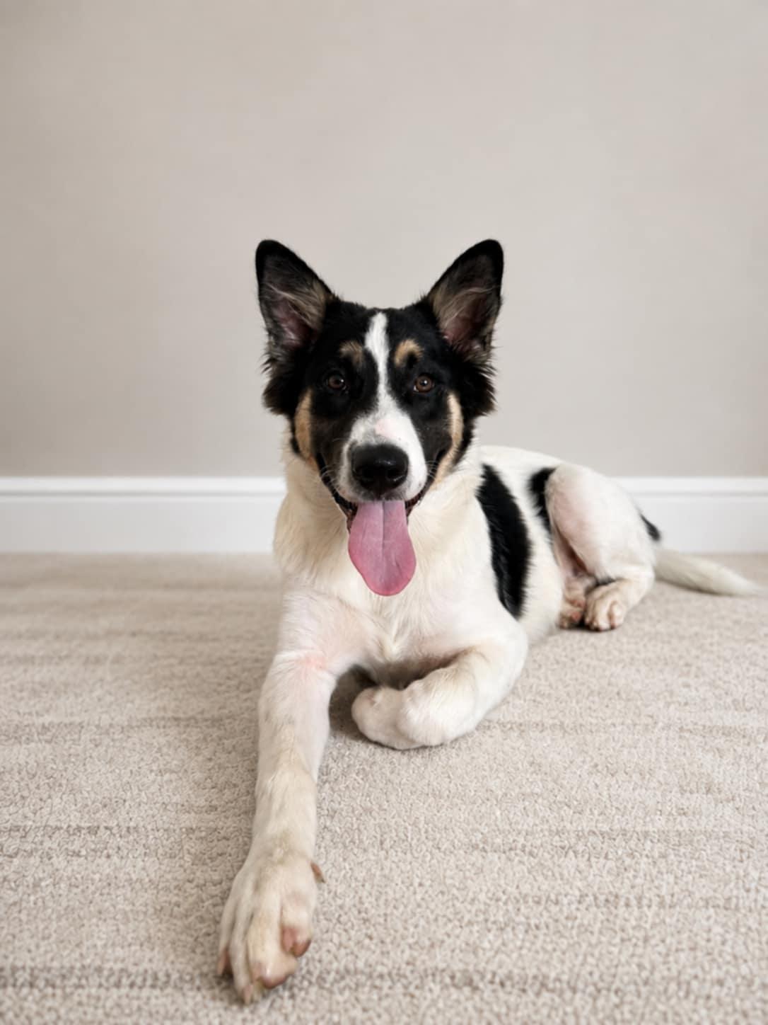 Dutch, adopted, Young Male Border Collie.