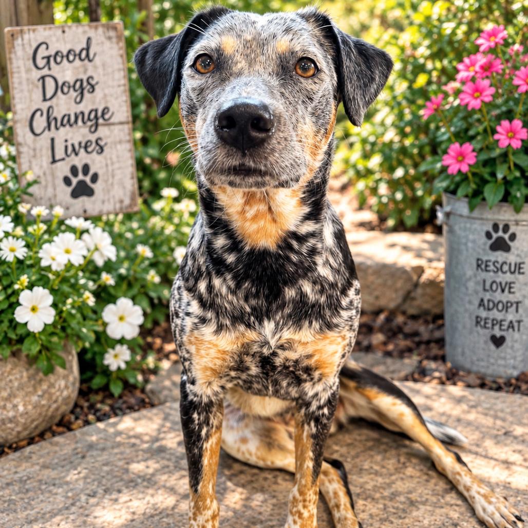 LAYLA(681), Adoptable, Young Female Australian Cattle Dog / Blue Heeler & Mixed Breed.