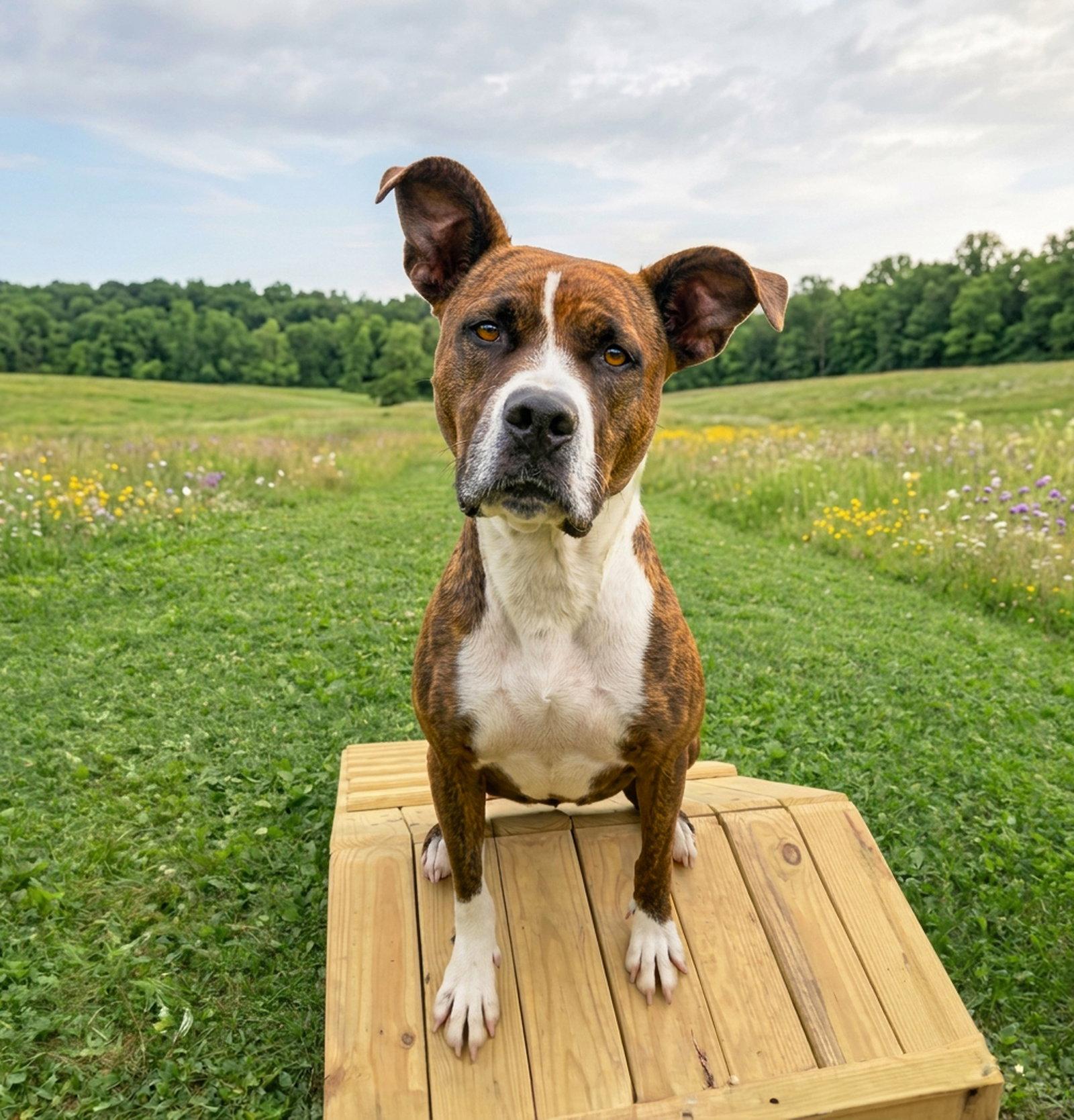Lakota, Adoptable, Young Female Terrier.
