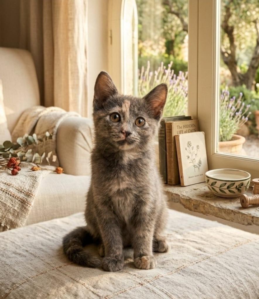 Hyacinth, Adoptable, Kitten Female Domestic Short Hair.