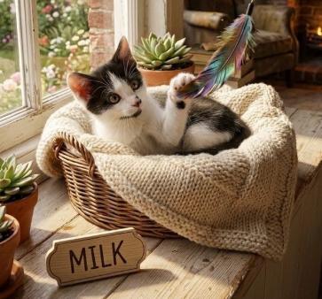 Enlarge Milk, a ADOPTABLE American Shorthair in Union City, NJ image 2/5