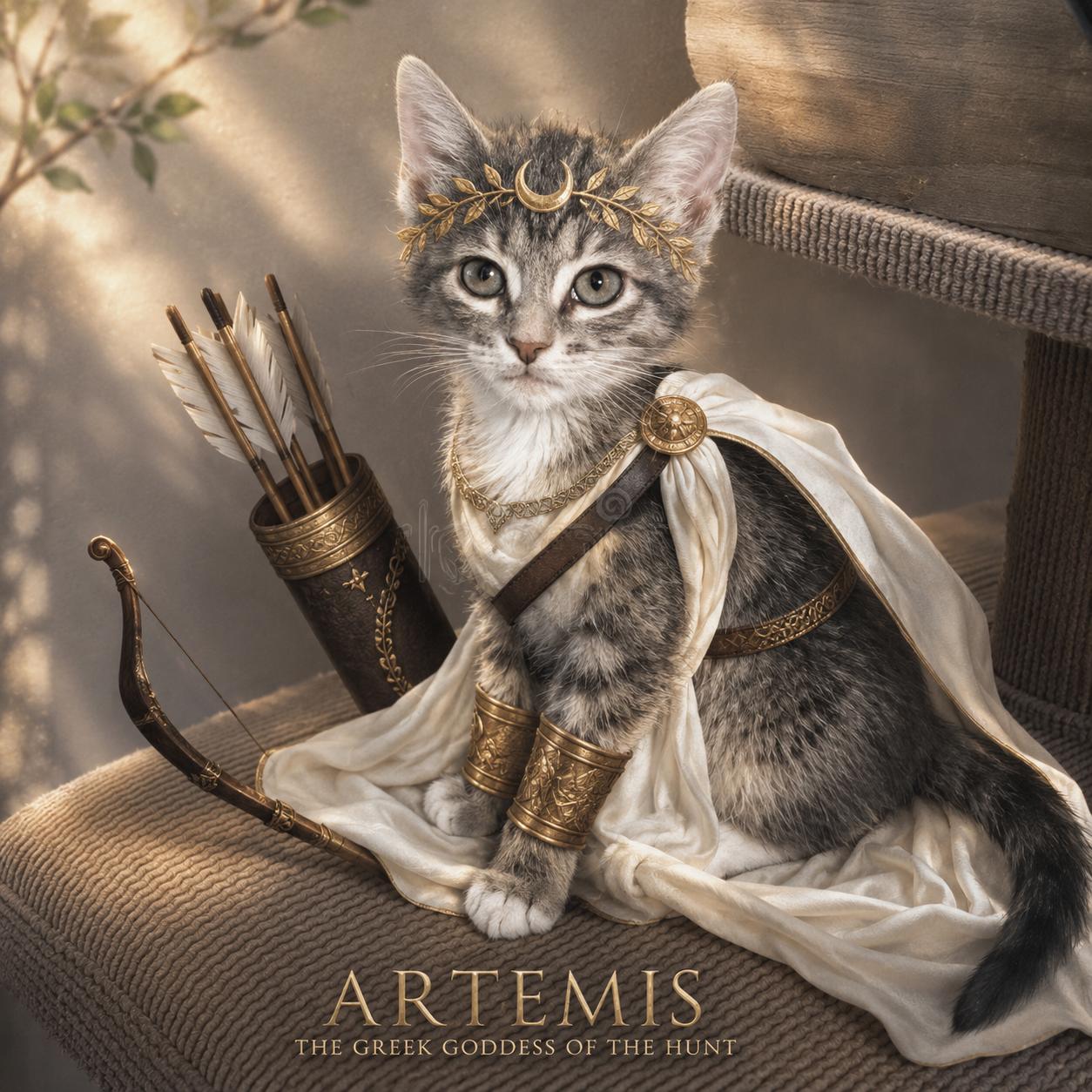 Enlarge Artemis (Greek Goddess of the Hunt), a ADOPTABLE Oriental Tabby in Houston, TX image 1/6