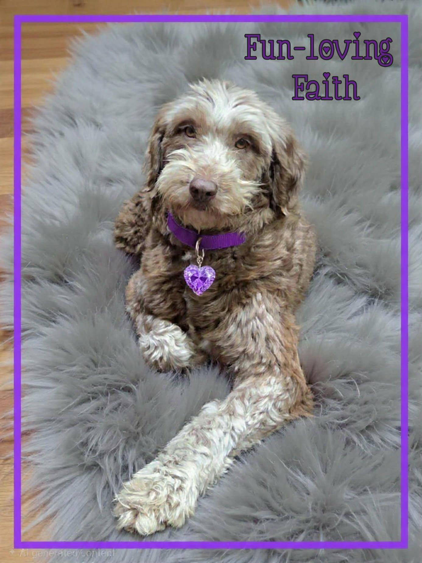 Faith, a ADOPTABLE Aussiedoodle in Grove, OK image 2/4