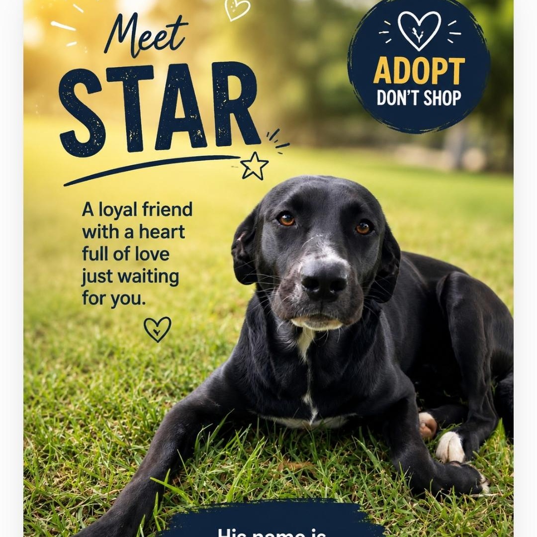 Enlarge Star, a ADOPTABLE Labrador Retriever in Kaplan, LA image 1/1