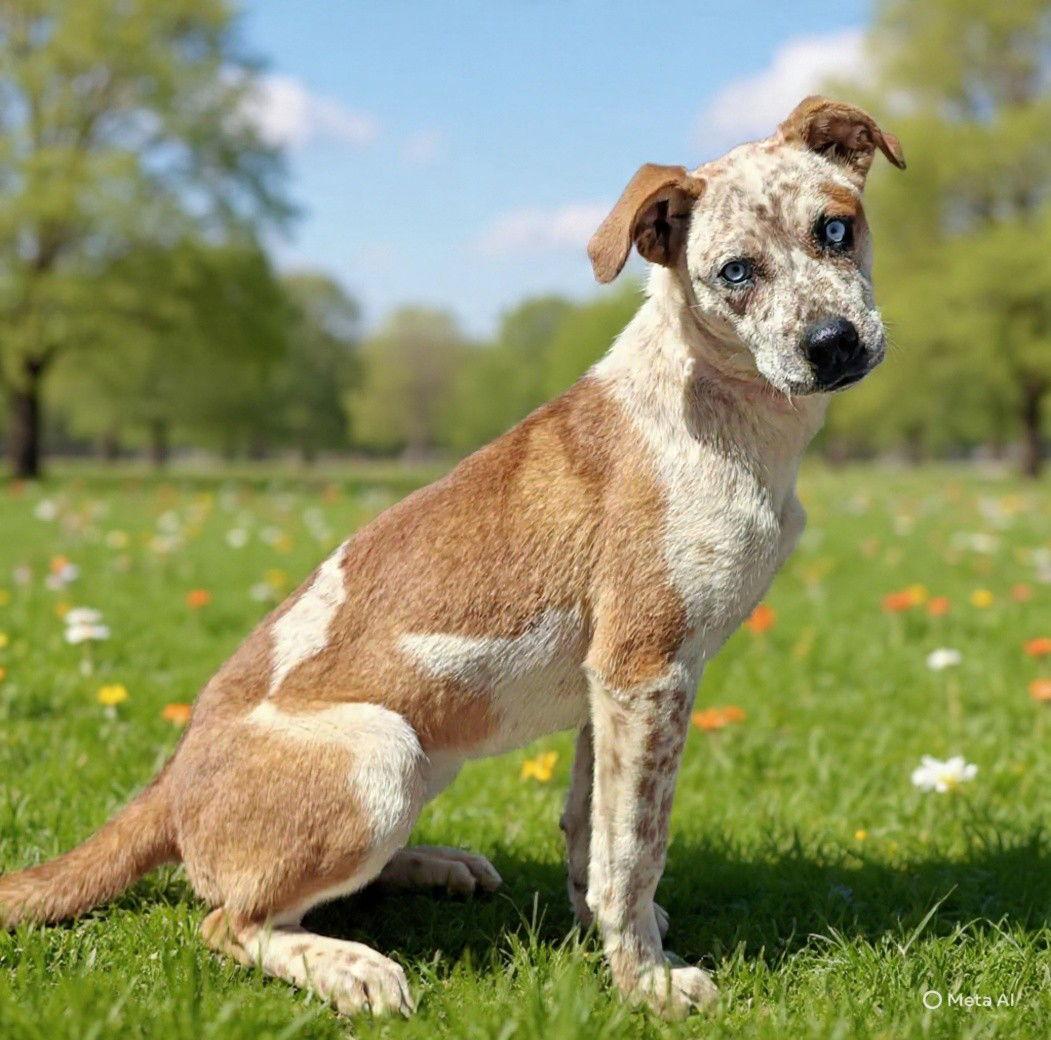 Myra 26/131, Adoptable, Young Female Border Collie & Australian Cattle Dog / Blue Heeler.