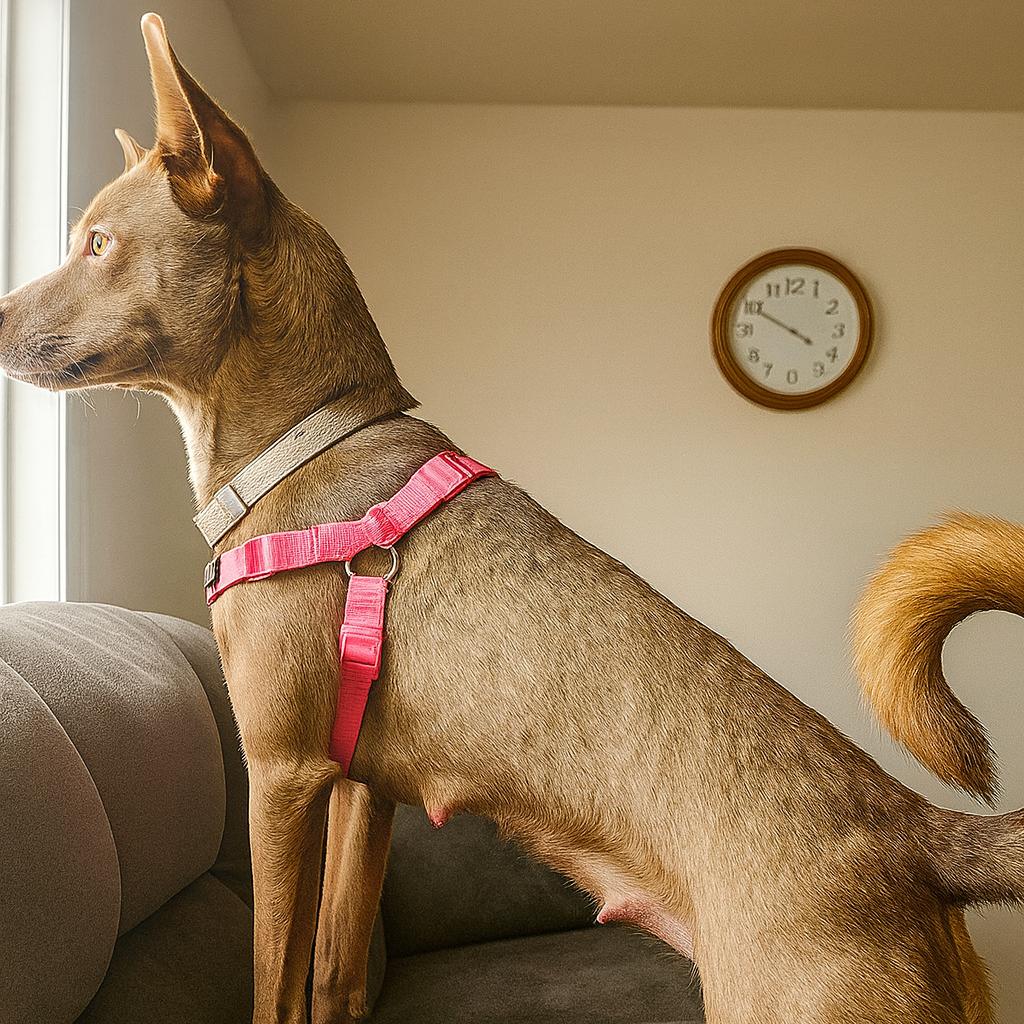 Brynnley (Mama), Adoptable, Young Female Husky & Catahoula Leopard Dog.