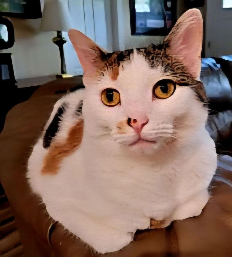 TATUM, Adoptable, Adult Female Calico.