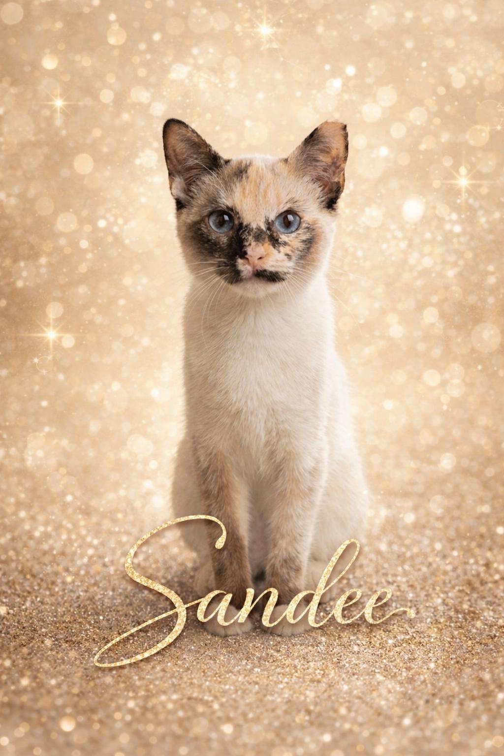 Sandee and Schwarz, ADOPTABLE, Young Female Siamese.
