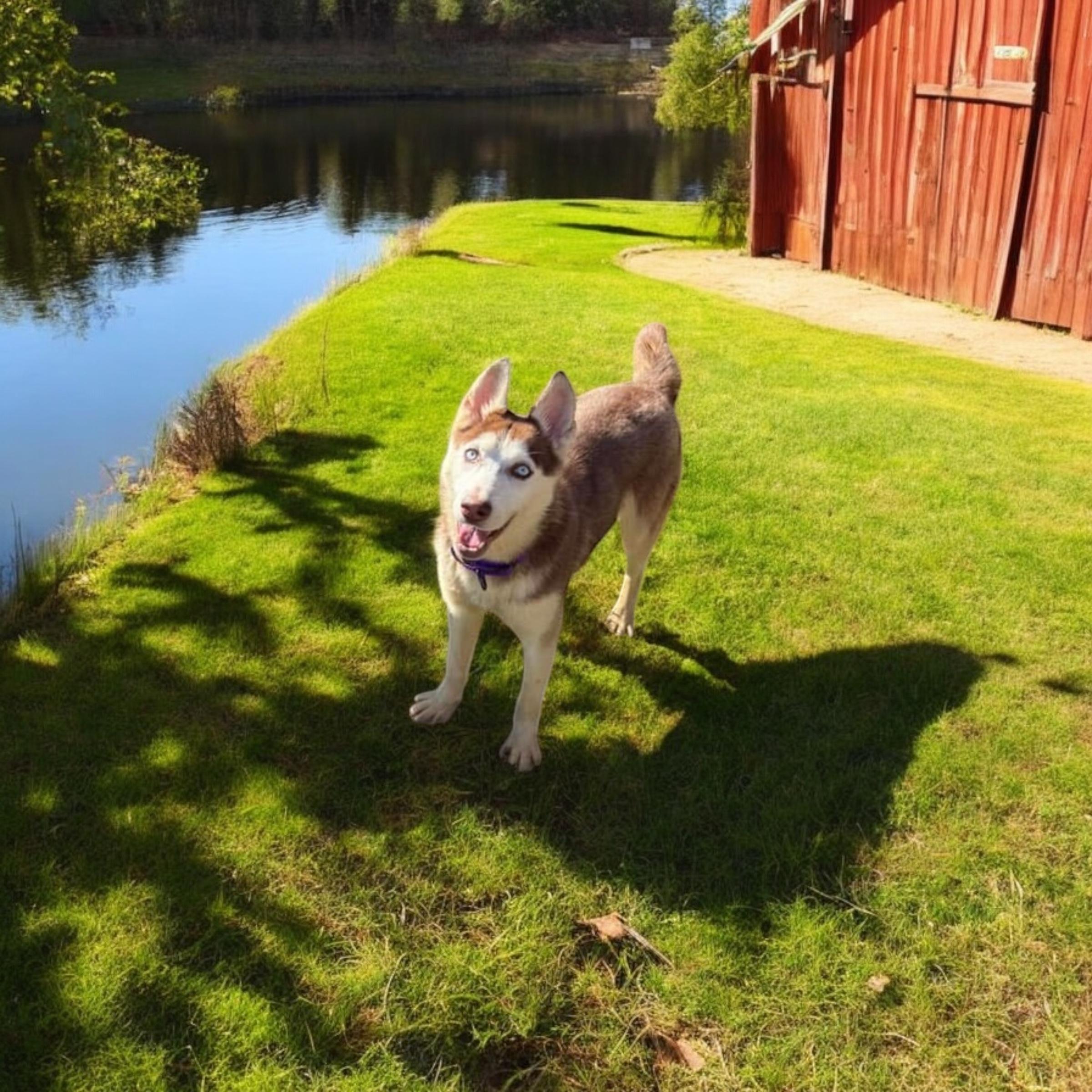 KAHLUA, Adoptable, Young Female Husky & Siberian Husky.