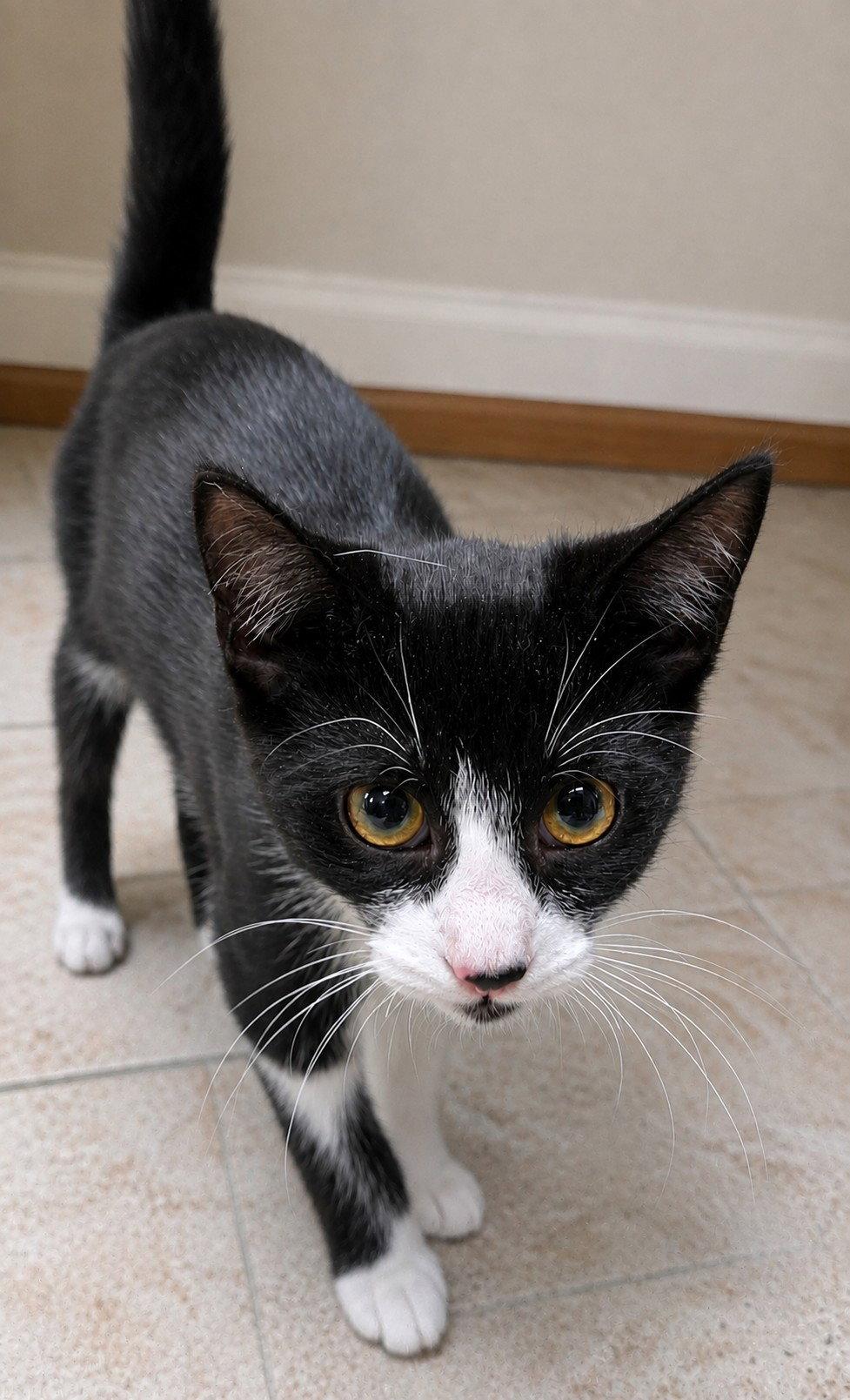 Betsy 4 months, Adoptable, Young Female Domestic Short Hair.