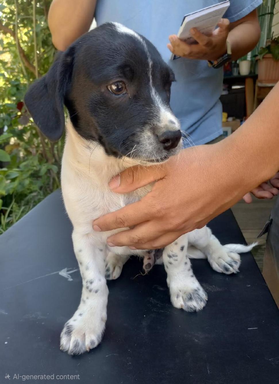 Uno, Adoptable, Puppy Male Border Collie & English Pointer.